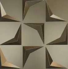 [086] 3D Wall Panel Boomerang 19.7"x19.7"